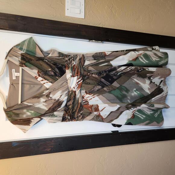 Coldwater Creek Women's Abstract Print Dress- Size Petite 14 - Picture 1 of 9